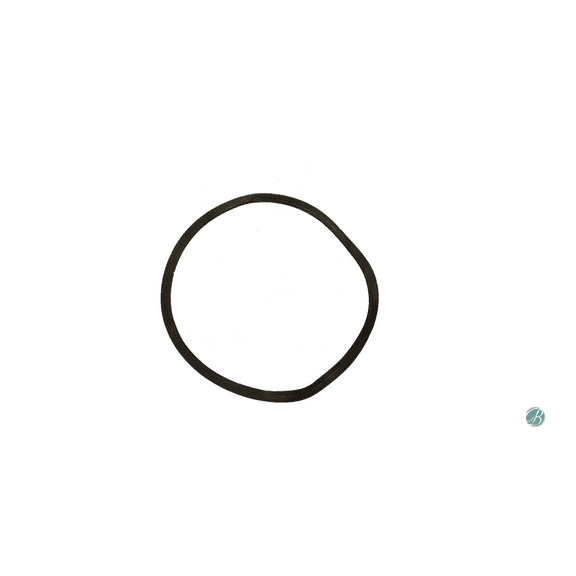 Salon Chair Base Ring Black Rubber 26.5" - Protection Equipment Accessory