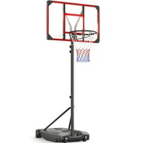 TONBUX Kids Basketball Hoop Outdoor 4.82-8.53ft Adjustable, Portable Basketball Hoops & Goals for Kids/Teenagers/Youth in Backyard/Driveway/Indoor, with Enlarged Base and PC Backboard