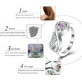 thumbnail image 3 of Angel Wing Cremation Ring for Women - Birthstone Infinity Wing Urn Rings Memorial Jewelry Human Pet Ash Holder Memorial Urn Ring, 3 of 7