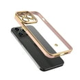 thumbnail image 4 of Njjex for iPhone 15 Pro Max Phone Case with Screen Protector ,Luxury Gold Plated 360°Soft Slim Cover Shockproof Full Protective Phone Case Cover for iPhone 15 Pro Max 6.7 Inch, Pink, 4 of 7