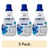 (3 pack) HEX Performance Fresh & Clean Scent Detergent, 50 loads