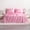 Pink, variant on Flxxie 4 Pieces King Silky Satin Sheet Set for Hair and Skin, Includes Flat Sheet, Deep Pocket Fitted Sheet and Pillowcases, Pink