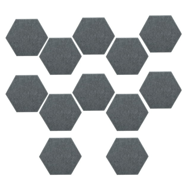 Tablero de Absorción de sonido ANGGREK Paneles Acústicos Hexagonales Ignífugos de Fibra de Poliéster 15 Cm