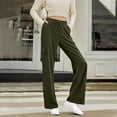 thumbnail image 2 of DHFJKG Womens Corduroy Pants High Waisted Elastic Drawstring Cargo Loose Fit Wide Leg Joggers Pants With Pockets Soft Trousers, 2 of 5