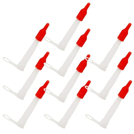 HOMEMAXS 10pcs Plastic Caulk Nozzles Sealants Caulking Nozzles Applicator for Construction