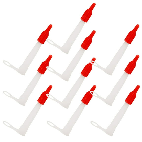 HOMEMAXS 10pcs Plastic Caulk Nozzles Sealants Caulking Nozzles Applicator for Construction