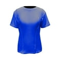 thumbnail image 3 of Moxiu Men's Big and Tall Tactical Tops Outdoor High Stretch Fitted Muscle Shirts Summer Short Sleeve Hiking Fishing T-Shirt Blue,XL, 3 of 8