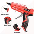 thumbnail image 5 of EZARC Hot Melt Glue Gun, Heavy Duty Full Size Glue Gun kit 100W with 20Pcs Glue Sticks (150 x 11mm) for DIY, Arts & Crafts Projects, Sealing, Quick Repairs, Home, Office Quick Repairs, 5 of 7