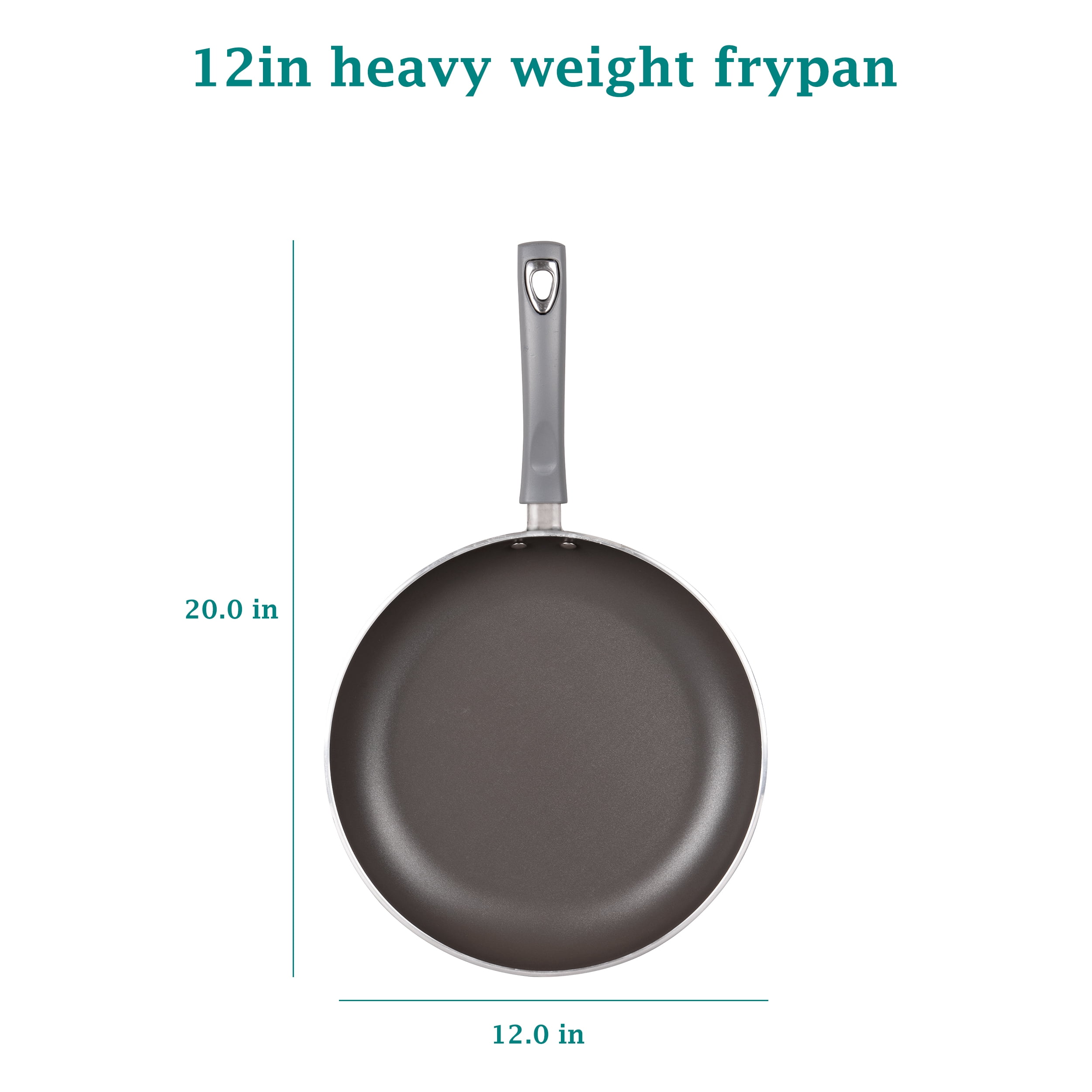 (2 pack) Mainstays 12" Heavy Weight Non-Stick Skillet