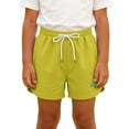 thumbnail image 2 of ATOGUTA Girls' Shorts Size 0-14 Kids Fashion Elastic High Waist Workout Running Shorts with Pockets Green, 2 of 7
