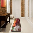 thumbnail image 4 of Dreamtimes Maple Leaves Baseball Hallway Runner Rug 2'x6' Kitchen Rug with Rubber Backing Autumn Non Slip Entryway Rug Runner Washable Soft Area Rug for Hallway Bedroom Kitchen Decor, 4 of 6
