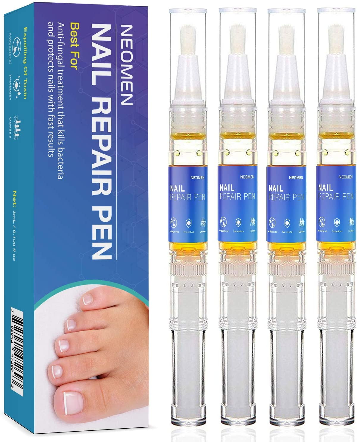 3Pc Anti Fungal Nail Treatment Repair Finger Toe Care Nail Fungus Liquid Pen-NEW  | eBay