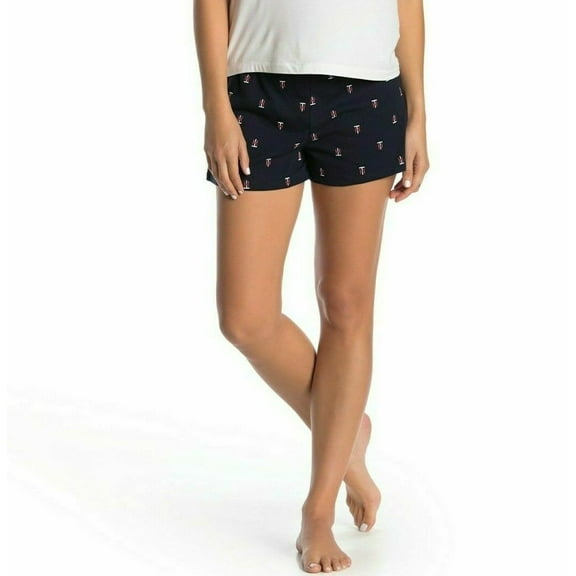 Tommy Hilfiger Women's Logo PJ Boxer Shorts - Navy, Small