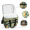 thumbnail image 6 of FORMRS Insulated Cooler Bag 24 Cans Capacity Soft Leakproof Lunch Box with Side Pockets, Orange Tree, 6 of 7