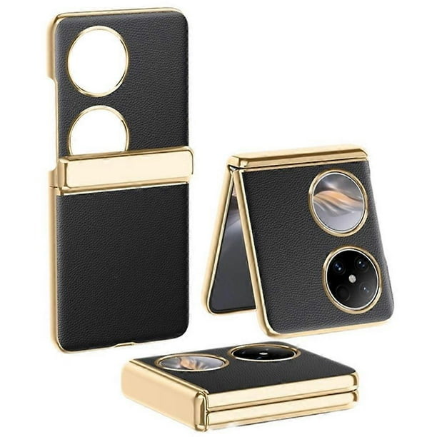 Compatible For Huawei Pocket 2 Case Hinge Protection Electroplating Phone Cover