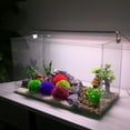 thumbnail image 3 of Unique Bargains 1 Pc Fish Tank Plants Decorations Artificial Aquarium Grass Ball Purple Green 3.35x3.74 Inch, 3 of 6