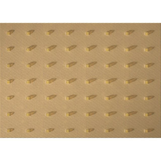 Ahgly Company Tapis Rectangulaire Lavable en Machine Orange Transitionnel, 2 Pieds x 3 Pieds