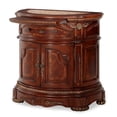 thumbnail image 4 of Michael Amini Cortina Wood Bedside Chest in Honey Walnut, 4 of 9