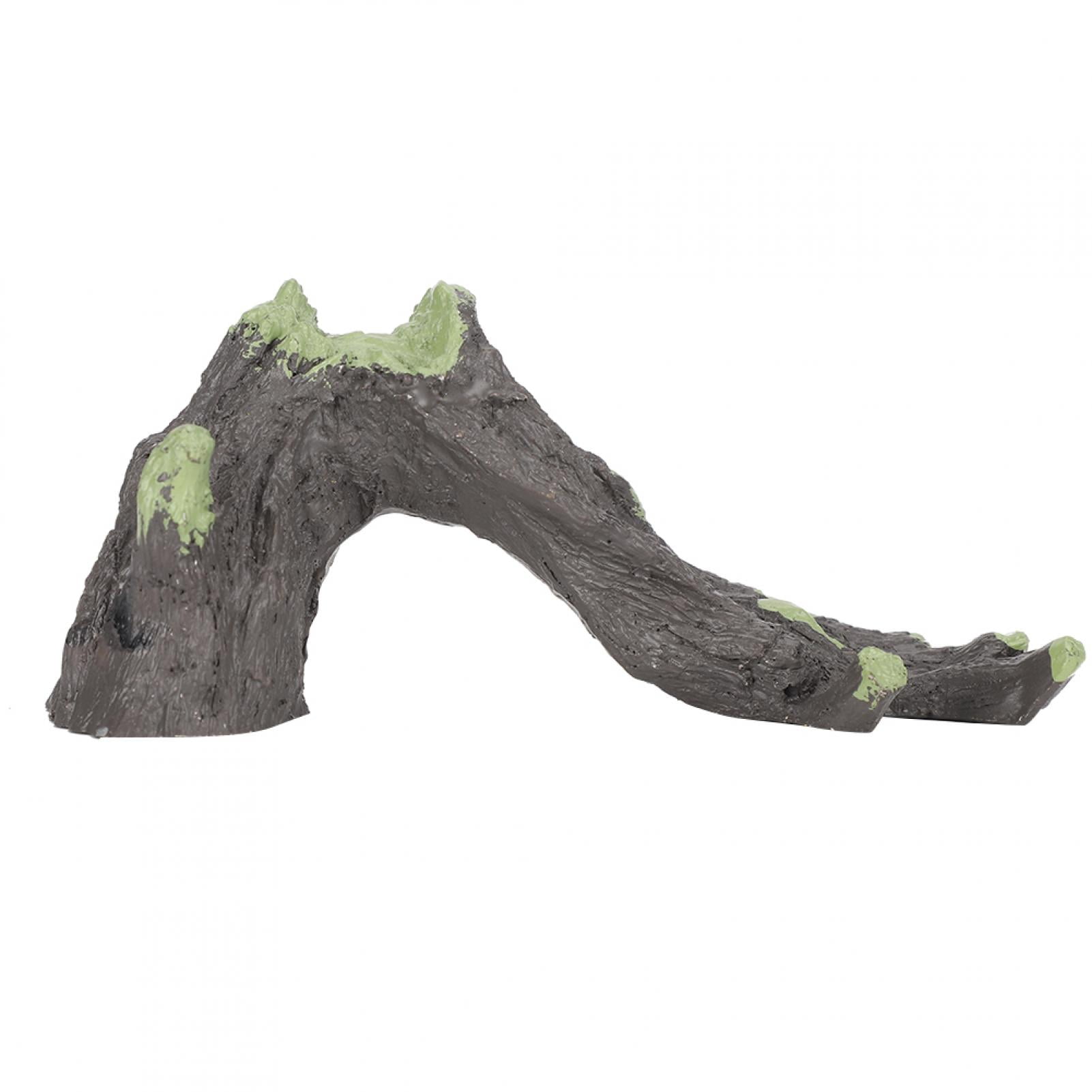 BIMZUC NS-49 Resin Simulation Hide Cave for Reptiles, Lizard Scorpion Snake Terrarium Box Landscape Decoration, Authentic Rock Look Terrarium Habitat Decor, 6.3 inches / 16 cm