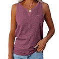 thumbnail image 2 of Camiseta sin mangas con cuello en V para mujer, Camiseta sin mangas con cuello en V Fiabilidad excepcional, 2 of 4