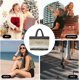 thumbnail image 5 of Large Straw Beach Bag for Women - Woven Shoulder Tote Bag, Spacious Summer Handbag for Vacation, Durable and Stylish, 5 of 5