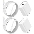 thumbnail image 1 of Adaptador de corriente USB-C Charger TrimDish de 20 W para iPhone con cable, 1 of 7