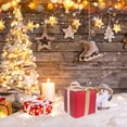 thumbnail image 2 of Christmas Decoration Cube Shape Xmas Present Container Holiday Gift Box Ornament, 2 of 9