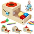 thumbnail image 1 of Montessori Toys Wdmiya 6 en 1 para niños de 1 año con permanencia de objetos, 1 of 7