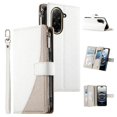 thumbnail image 1 of Funda cartera GANGXUN para Xiaomi Poco C71 4G , cuero PU con tarjetero, cremallera, correa de mano, soporte y protección 1143°, 1 of 6