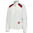 thumbnail image 2 of Women's G-III 4Her by Carl Banks White Washington Nationals Red Flag Full-Zip Track Jacket, 2 of 3