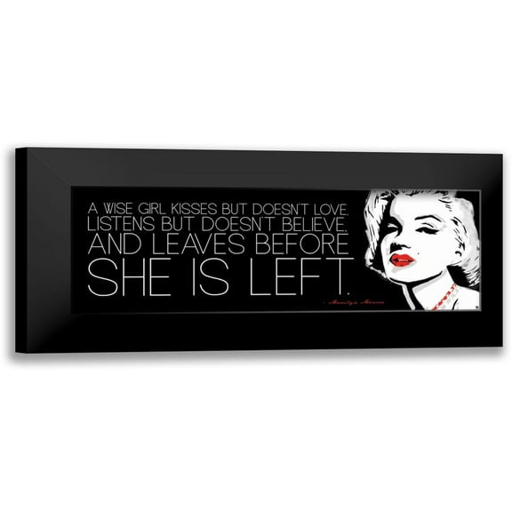 Rodriquez Jr, Enrique 14x7 Black Modern Framed Museum Art Print Titled - Monroe A