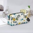 thumbnail image 6 of Uemuo Watercolor Leaves Pattern Portable Toiletry Bags with Handle, Waterproof travel Make up Bags for Women, Large Capacity Travel Cosmetic Bags, 6 of 9