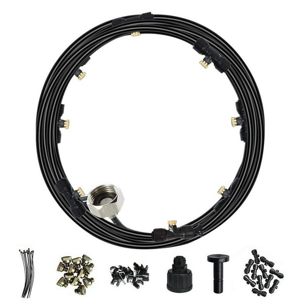 Pwtool Water Mister Misters for Outside Patio Water Mister Hose DIY Kit