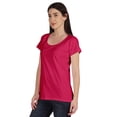 thumbnail image 4 of Inkmeso Scoop Neck Basic Tee Casual Short Sleeve Cotton Plain Tshirt Top Womens, 4 of 9