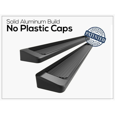 APS iBoard Black Running Boards Style Compatible with Jeep Grand Cherokee 2011-2021 (incl. 22 WK)(Excl Limited X & High Altitude & Summit & SRT & SRT8 & Trackhawk & Trailhawk) (Nerf Bars Steps)