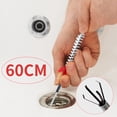 thumbnail image 1 of Kabnic Pipe Cleaners for Cleaning Pipe Dredge Household Spring Hair Hook Kitchen Sewer Tools Water Pipe Hair Cleaner, 1 of 9