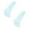 Blue 2Pack, variant on 2Pcs Easter Decorations Restaurant Rabbit Egg Decoration Table Flag Party Decoration Decorative Table Banner