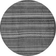 thumbnail image 1 of Ahgly Company Indoor Round Abstract Gray Modern Area Rugs, 8' Round, 1 of 4