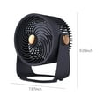 thumbnail image 3 of Fans on Clearance ASXITE Fans that Blow Cold,Desk Fan,Table Fan Hanging Fan-use USB Desk Fan,Fan Portable,3Speeds Desktop Table Fan,Plug In Power Fan,Rotation Strong Wind,Quiet Small Fan For Home, 3 of 6