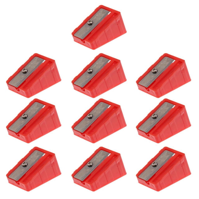 10 piezas de billar Pool Snooker Cue Tip Afilador Shaper Corrector Utility Tool - Talla única para la mayoría Baoblaze Afilador de puntas de billar