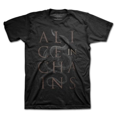 Men's Alice In Chains Snakes T-shirt Small Black