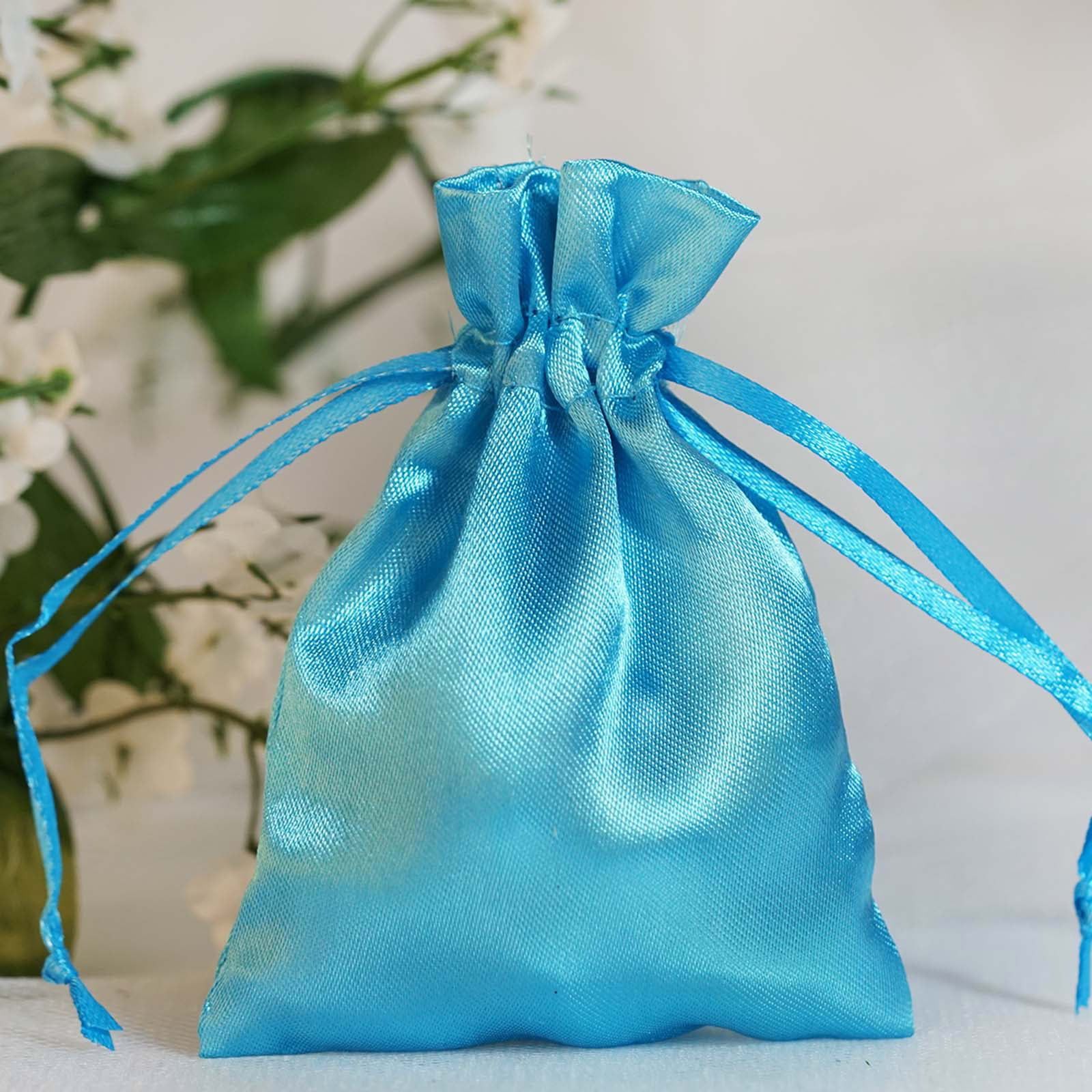 12 PCS HANDMADE DRAWSTRING JEWELRY GIFT POUCHES BAGS 4" x 6" #8022 