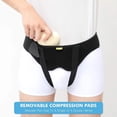 thumbnail image 3 of Tenbon Ceinture pour Hernie Inguinale pour Hernie de l'Aine Simple/double pour Hommes et Femmes avec 2 Coussinets de Compression, 3 of 5