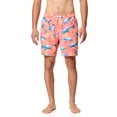 thumbnail image 4 of Rugged Shark Mens & Big Mens Swim Trunks, 7" Inseam, Sizes S-3XL, 4 of 8