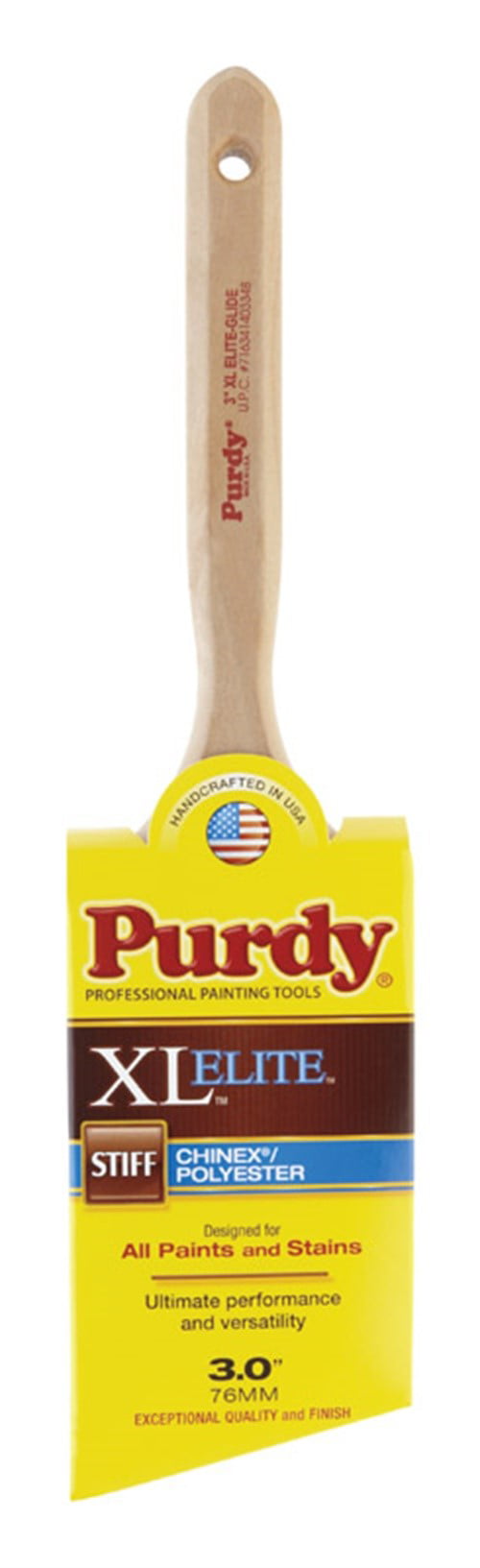 Purdy 2.5 XL Glide Polyester-Nylon Blend Paint Brush 2.5” Medium Stiff 