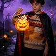 thumbnail image 3 of 1Pc Halloween Lighted Hanging Pumpkin Lantern, Pumpkin Halloween Wall Decor for Home Party Indoor Outdoor (Bat), 3 of 7