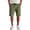AJ10-Army Green, variant on VV AVEORS Mens Casual Shorts Chino Cotton Shorts Stretch Summer Beach Drawstring Shorts With Pockets For Workout Gym Golf Gray 2XL
