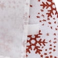 thumbnail image 6 of Northlight Glitter Snowflake Mini Burlap Christmas Tree Skirt - White - 20", 6 of 7