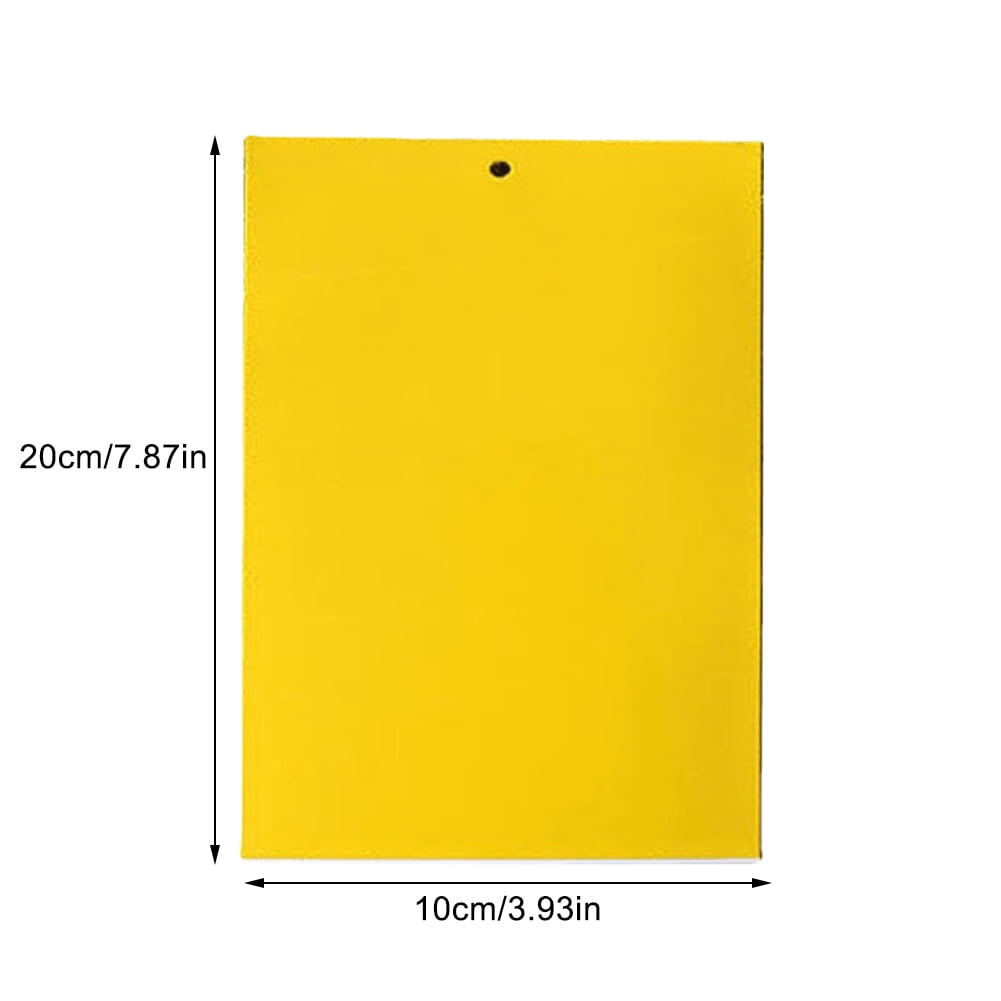 YiaNXan 30 Pack Dual-Sided Yellow Sticky Traps, 5.9" x 7.87" Fruit Fly Traps Fungus Gnat Traps for Indoor Outdoor Use Protect The Plant