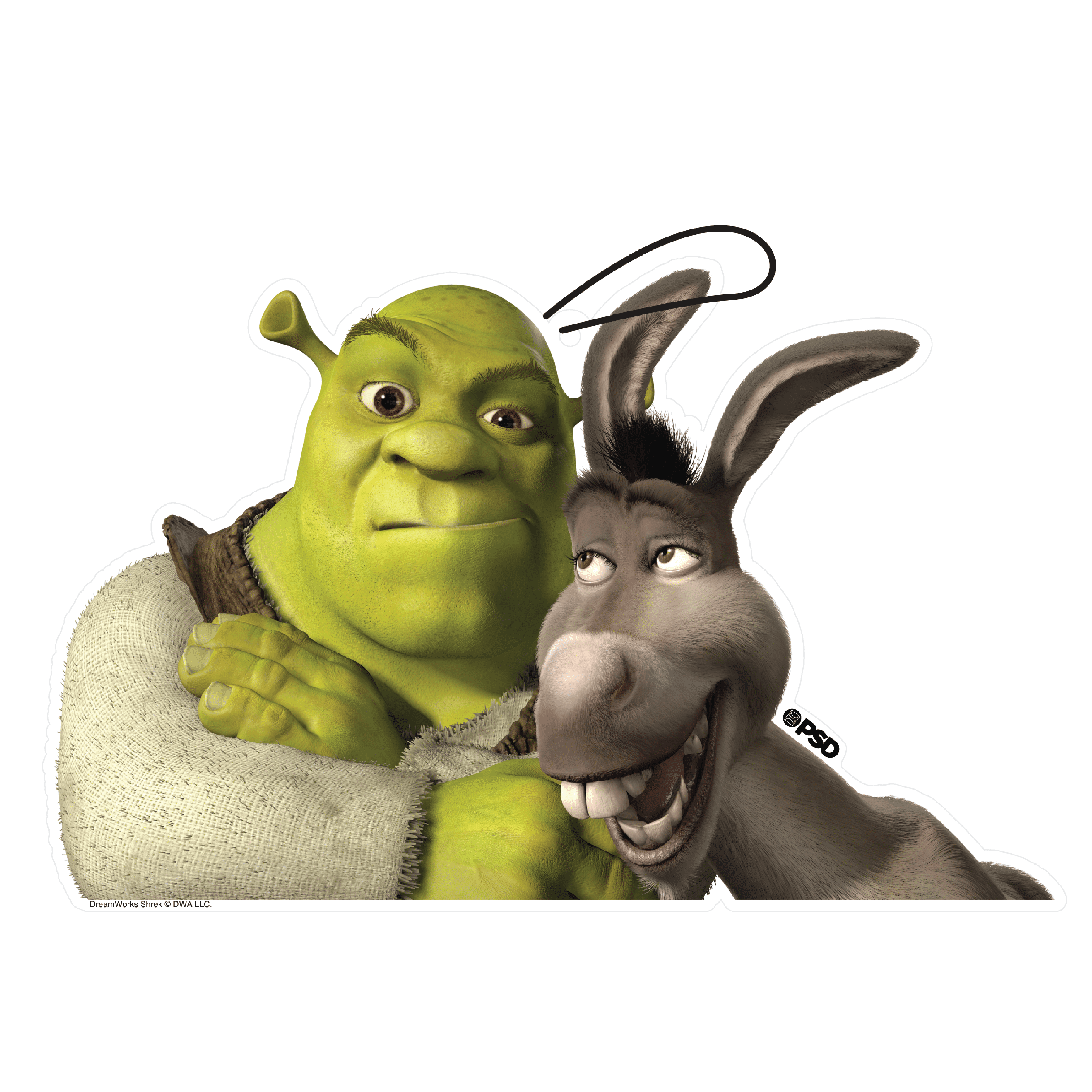 PSD Shrek Mix Hanging Air Freshener 3 pack with New Car Scent